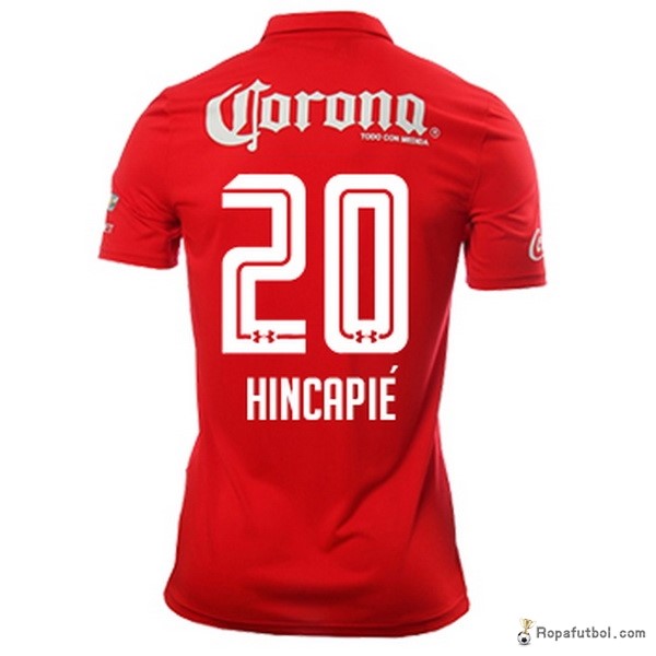 Camiseta Deportivo Toluca Replica Primera Ropa Hincapie 2016/17 Rojo